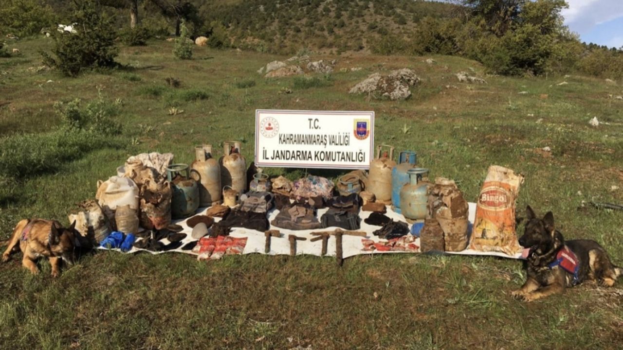 Ekinözü Kırsalında PKK'lılara Ait Malzemeler Ele Geçirildi.