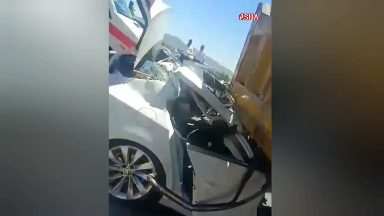 Kahramanmaraş'ta Kaza: Otomobil Kamyona Çarptı
