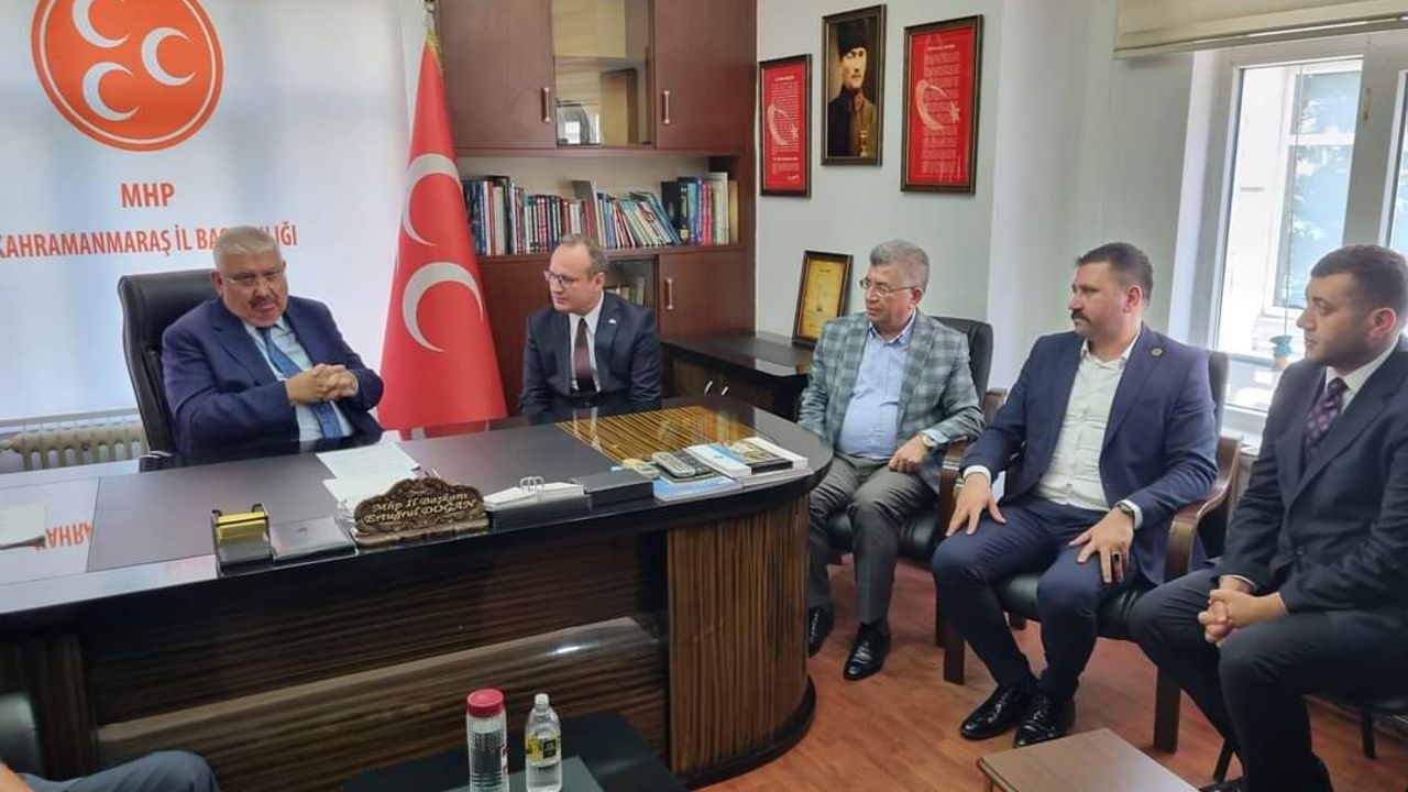 MHP'li Yalçın Kahramanmaraş'ta Partilerle Bir Araya Geldi