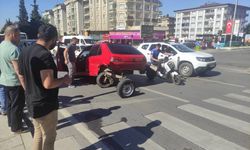 Kahramanmaraş'ta Maddi Hasarlı Trafik Kazası