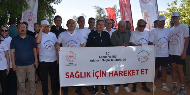 Adana'da Sağlık İçin 10 Bin Adım Atıldı
