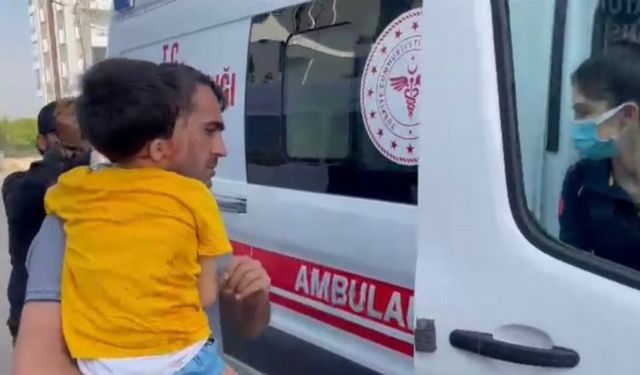 Adıyaman'da 4 Metre Yükseklikten Düşen Çocuk Yaralandı