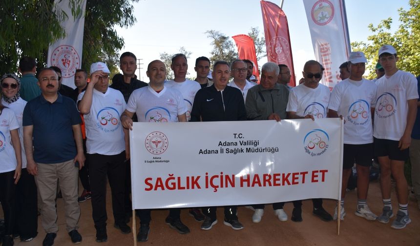 Adana'da Sağlık İçin 10 Bin Adım Atıldı