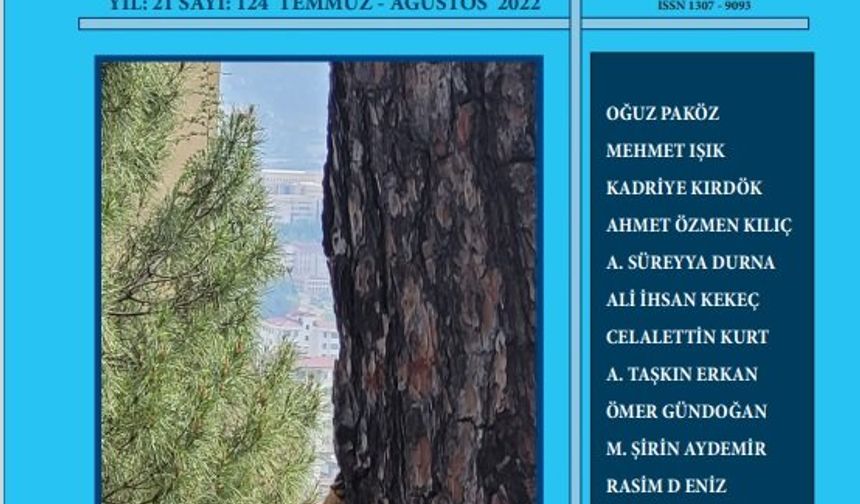 ALKIŞ DERGİSİ'NİN 124. SAYISI OKURLARIYLA BULUŞUYOR