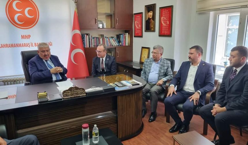 MHP'li Yalçın Kahramanmaraş'ta Partilerle Bir Araya Geldi